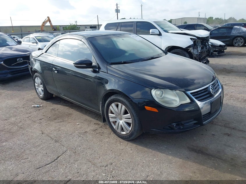 2009 Volkswagen Eos VIN WVWAA71F79V021103 IAAI salvage auction — REAR END, Salvage (Texas), sold $950 on 2026-08-07 (photo 1)