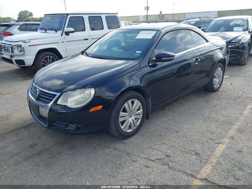 2009 Volkswagen Eos VIN WVWAA71F79V021103 IAAI salvage auction — REAR END, Salvage (Texas), sold $950 on 2026-08-07 (photo 2)