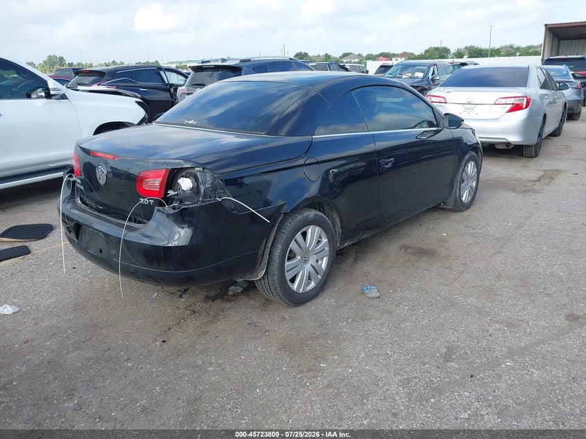 2009 Volkswagen Eos VIN WVWAA71F79V021103 IAAI salvage auction — REAR END, Salvage (Texas), sold $950 on 2026-08-07 (photo 4)
