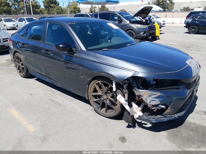 2024 Honda Civic VIN 2HGFE2F57RH540983 IAAI salvage auction — SIDE, Salvage Title, sold $6,300 on 2026-08-03 (photo 1)