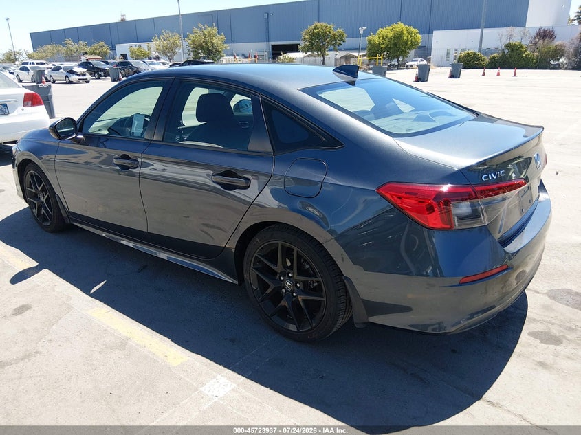 2024 Honda Civic VIN 2HGFE2F57RH540983 IAAI salvage auction — SIDE, Salvage Title, sold $6,300 on 2026-08-03 (photo 3)