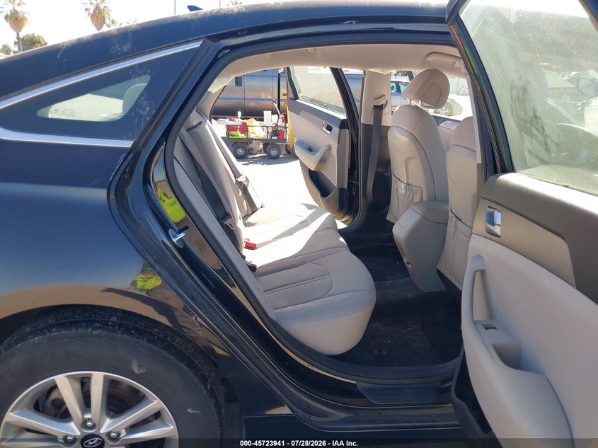 2016 Hyundai Sonata VIN 5NPE24AF1GH267879 IAAI salvage auction — LEFT FRONT, Wait Title, sold $775 on 2026-08-21 (photo 8)