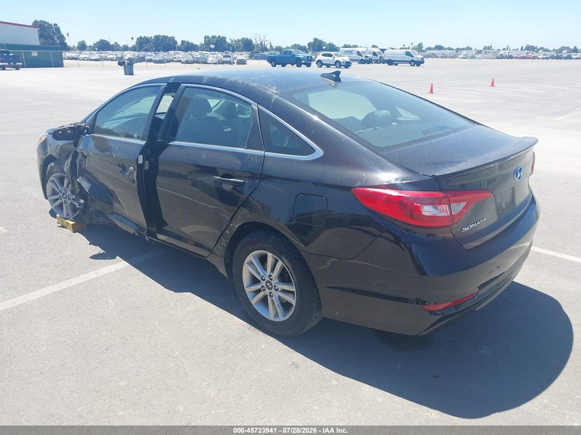 2016 Hyundai Sonata VIN 5NPE24AF1GH267879 IAAI salvage auction — LEFT FRONT, Wait Title, sold $775 on 2026-08-21 (photo 3)
