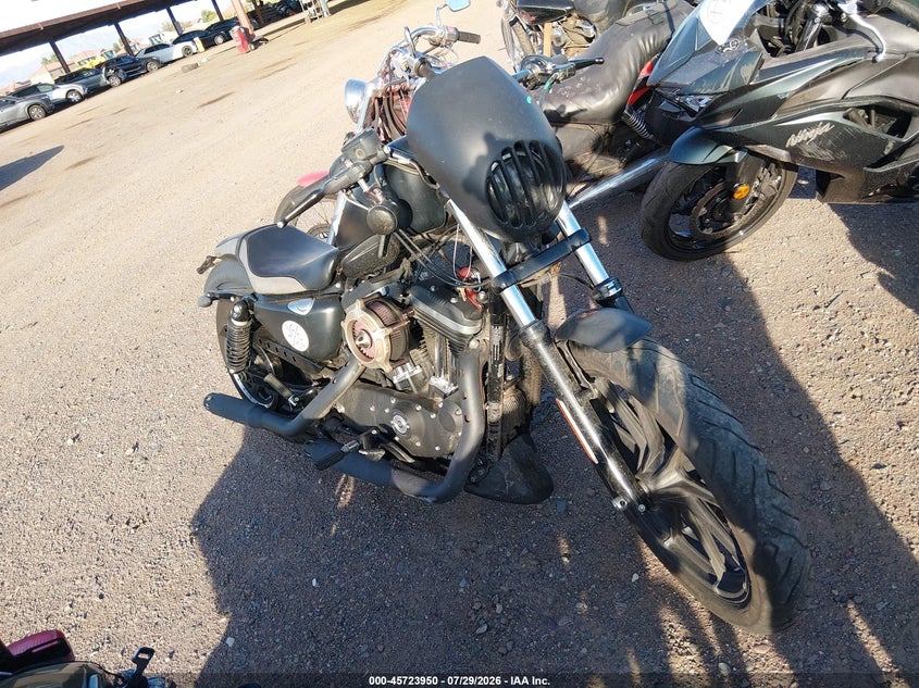 2019 Harley-davidson Iron VIN 1HD4LE213KC419522 IAAI salvage auction — SIDE, Salvage Title, sold $25 on 2026-09-07 (photo 1)