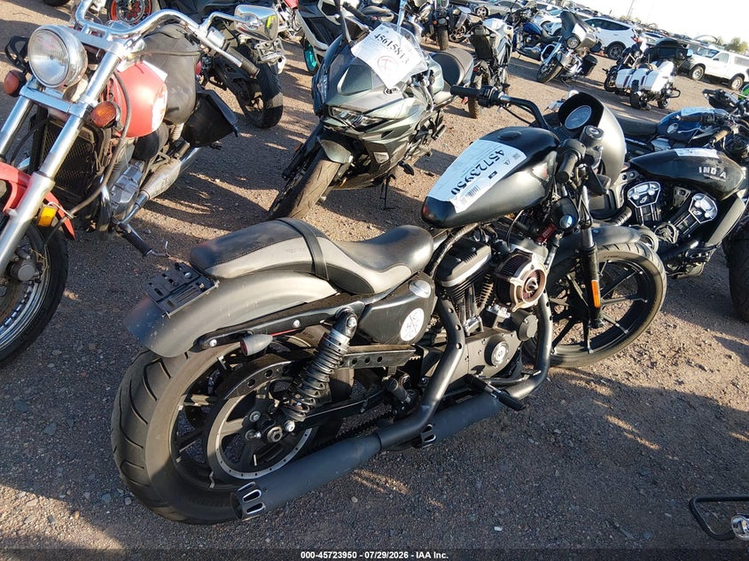 2019 Harley-davidson Iron VIN 1HD4LE213KC419522 IAAI salvage auction — SIDE, Salvage Title, sold $25 on 2026-09-07 (photo 4)