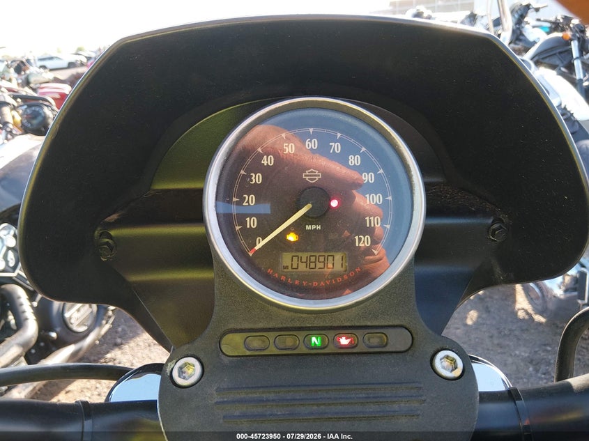 2019 Harley-davidson Iron VIN 1HD4LE213KC419522 IAAI salvage auction — SIDE, Salvage Title, sold $25 on 2026-09-07 (photo 7)