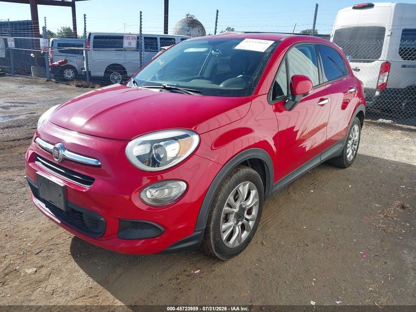 2016 Fiat 500x VIN ZFBCFXBT0GP336054 IAAI salvage auction — SIDE, Salvage (California), sold $1,400 on 2026-08-06 (photo 2)