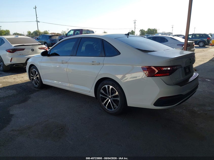 2024 Volkswagen Jetta VIN 3VWBM7BU9RM044284 IAAI salvage auction — RIGHT FRONT, Salvage Title, sold $6,600 on 2026-08-29 (photo 3)