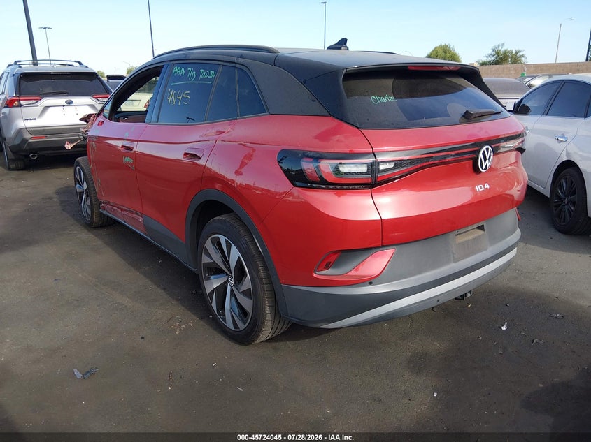 2022 Volkswagen Id.4 VIN WVGUNPE2XNP035760 IAAI salvage auction — LEFT FRONT, Salvage Title, sold $8,600 on 2026-09-04 (photo 3)