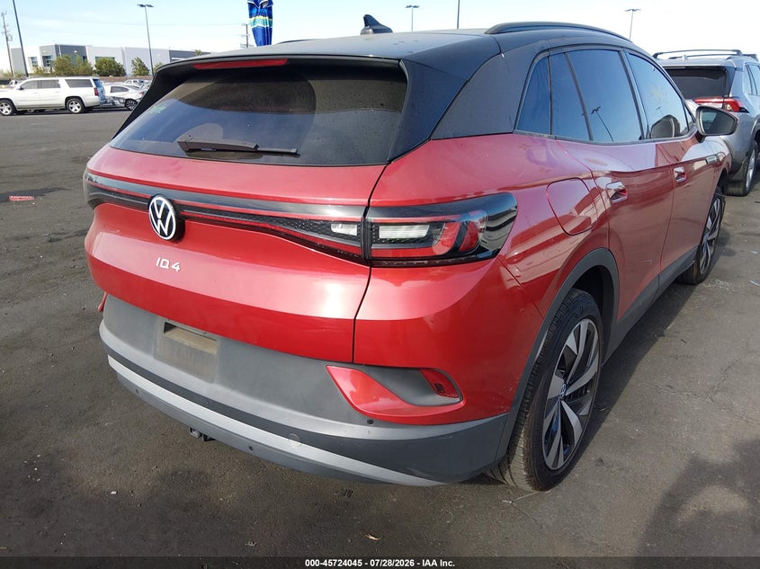2022 Volkswagen Id.4 VIN WVGUNPE2XNP035760 IAAI salvage auction — LEFT FRONT, Salvage Title, sold $8,600 on 2026-09-04 (photo 4)