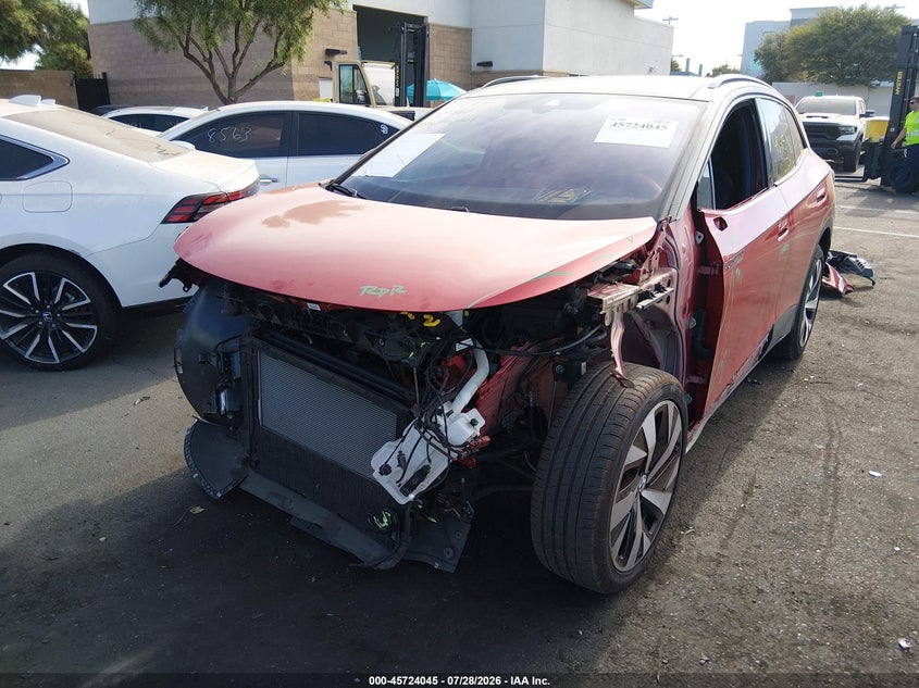 2022 Volkswagen Id.4 VIN WVGUNPE2XNP035760 IAAI salvage auction — LEFT FRONT, Salvage Title, sold $8,600 on 2026-09-04 (photo 6)