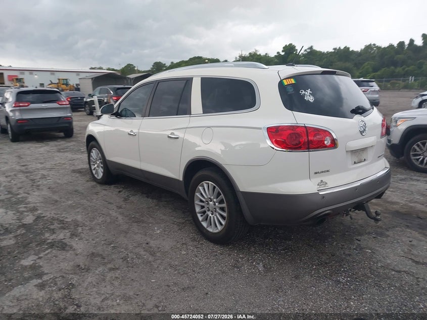 2012 Buick Enclave VIN 5GAKRCED8CJ360547 IAAI salvage auction — NORMAL WEAR, Clear (Florida), sold $1,225 on 2026-09-05 (photo 3)