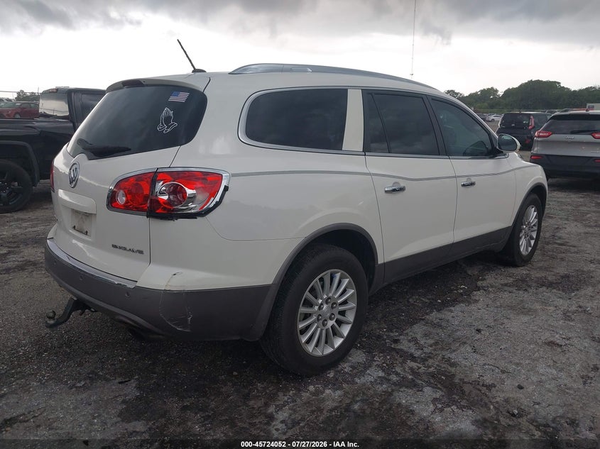 2012 Buick Enclave VIN 5GAKRCED8CJ360547 IAAI salvage auction — NORMAL WEAR, Clear (Florida), sold $1,225 on 2026-09-05 (photo 4)