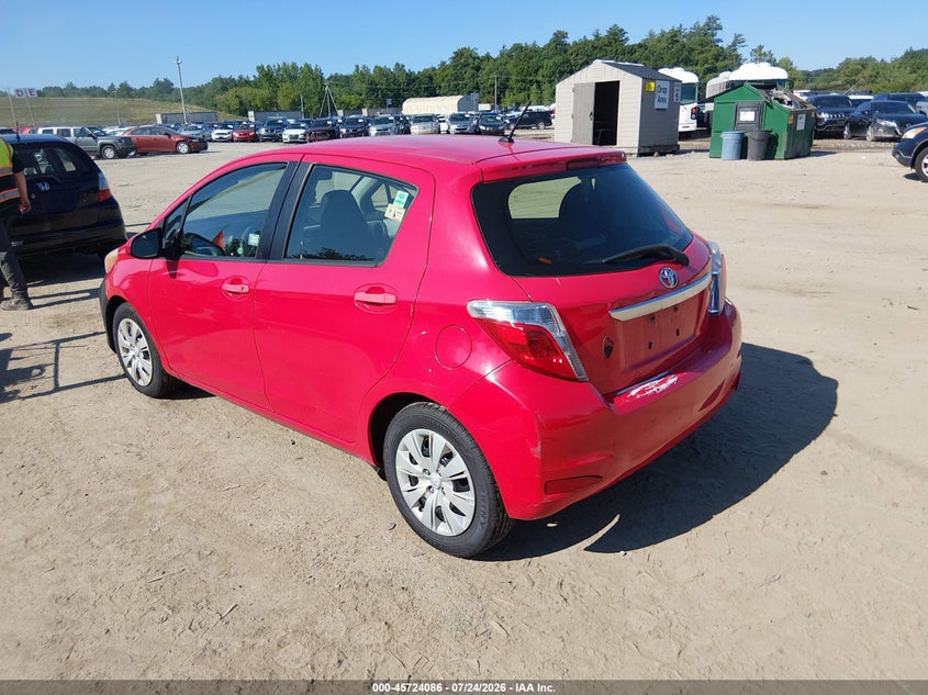 2014 Toyota Yaris VIN JTDKTUD38ED576298 IAAI salvage auction — NORMAL WEAR, Clear (Massachusetts), sold $25 on 2026-07-29 (photo 3)