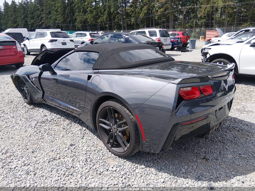 2014 Chevrolet Corvette VIN 1G1YL3D71E5122291 IAAI salvage auction — FRONT END, Bill Of Sale (Washington), sold $13,600 on 2026-08-26 (photo 3)