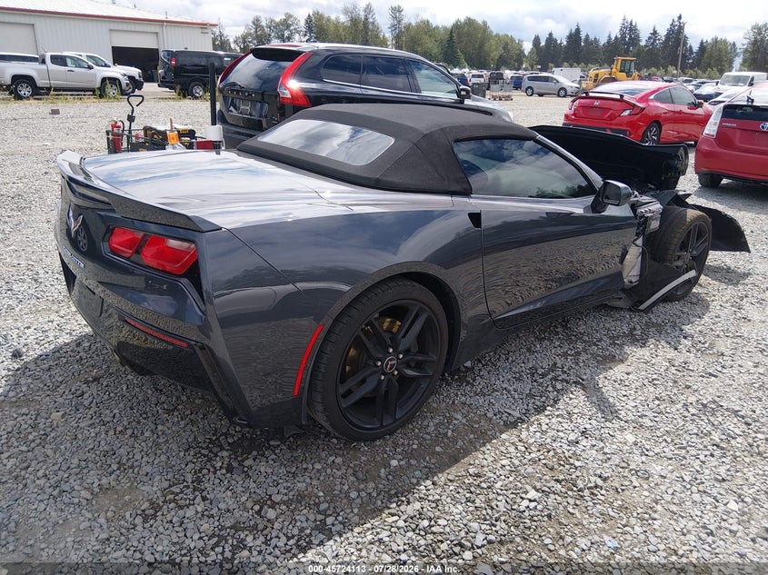 2014 Chevrolet Corvette VIN 1G1YL3D71E5122291 IAAI salvage auction — FRONT END, Bill Of Sale (Washington), sold $13,600 on 2026-08-26 (photo 4)