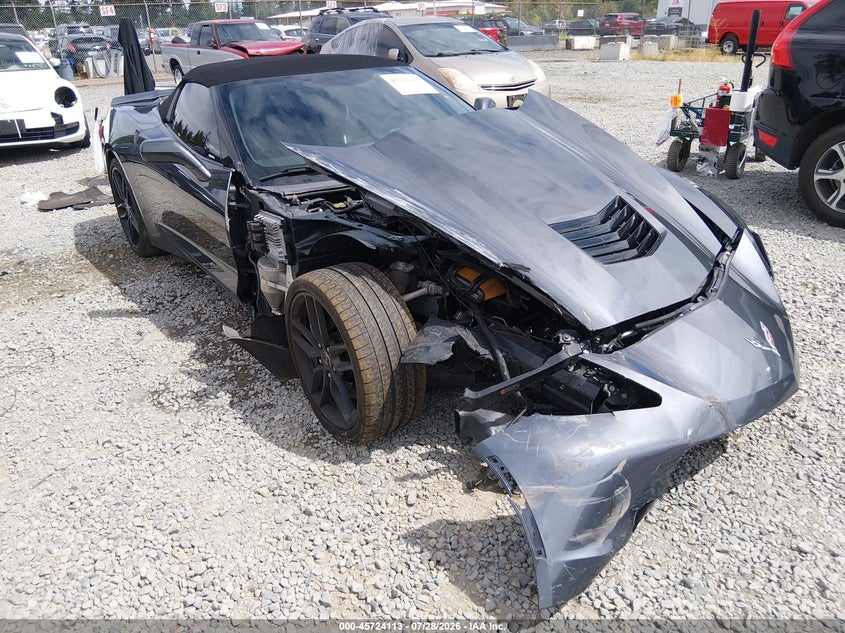 2014 Chevrolet Corvette VIN 1G1YL3D71E5122291 IAAI salvage auction — FRONT END, Bill Of Sale (Washington), sold $13,600 on 2026-08-26 (photo 6)