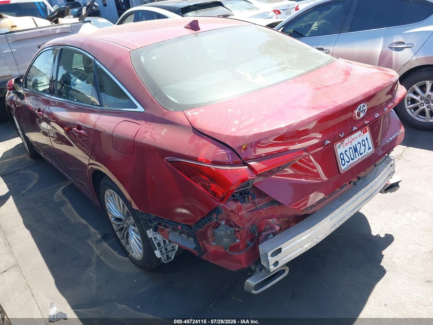 2020 Toyota Avalon VIN 4T1CZ1FB0LU055915 IAAI salvage auction — REAR END, Wait Title, sold $12,900 on 2026-08-26 (photo 3)