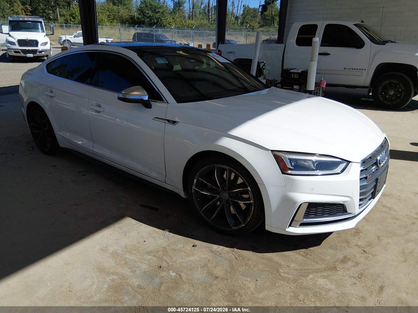 2018 Audi S5 VIN WAUC4CF53JA058991 — IAAI salvage auction photo