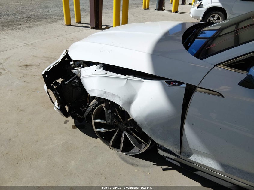 2018 Audi S5 VIN WAUC4CF53JA058991 IAAI salvage auction — LEFT FRONT, Salvage Title, sold $10,200 on 2026-08-05 (photo 6)