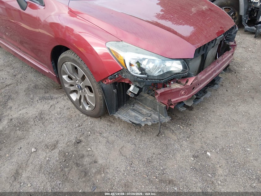 2015 Subaru Impreza VIN JF1GPAZ61FH236454 IAAI salvage auction — LEFT FRONT, Salvage Title, sold $1,000 on 2026-08-28 (photo 6)