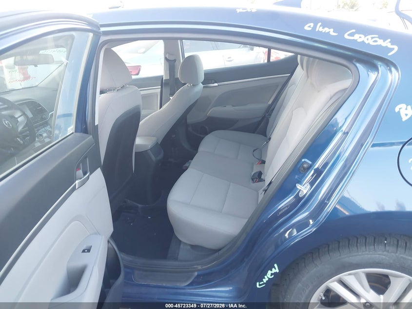 2019 Hyundai Elantra VIN 5NPD84LF8KH492185 IAAI salvage auction — REAR END, Salvage Certificate (California), sold $2,800 on 2026-08-23 (photo 8)
