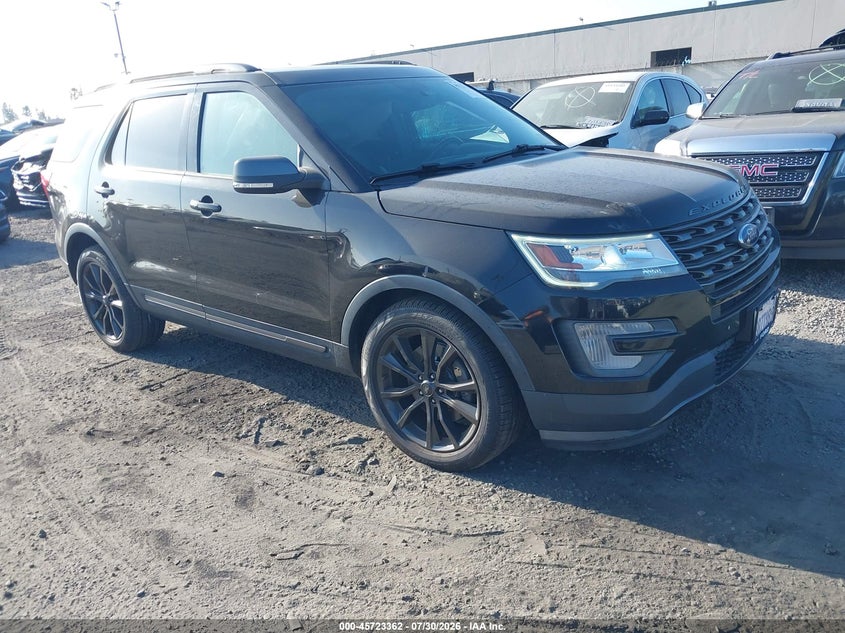 2017 Ford Explorer VIN 1FM5K7D86HGD12833 IAAI salvage auction — SIDE, Salvage Title, sold $2,750 on 2026-08-21 (photo 1)