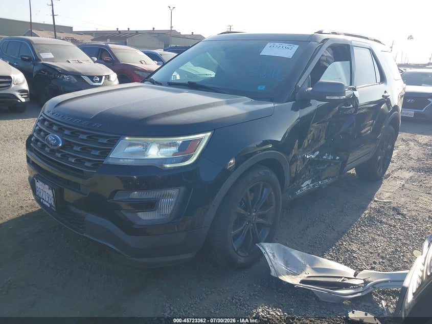 2017 Ford Explorer VIN 1FM5K7D86HGD12833 IAAI salvage auction — SIDE, Salvage Title, sold $2,750 on 2026-08-21 (photo 2)