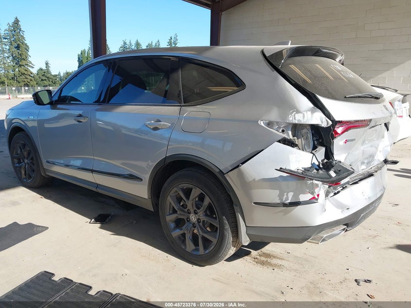 2024 Acura Mdx VIN 5J8YE1H08RL020010 IAAI salvage auction — FRAME DAMAGE, Salvage Title, sold $20,050 on 2026-09-16 (photo 3)