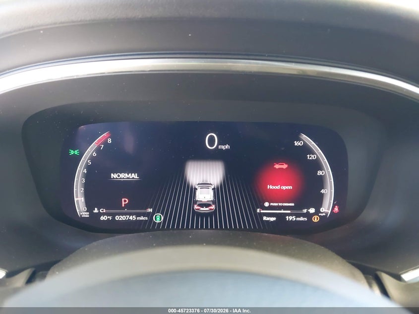 2024 Acura Mdx VIN 5J8YE1H08RL020010 IAAI salvage auction — FRAME DAMAGE, Salvage Title, sold $20,050 on 2026-09-16 (photo 7)