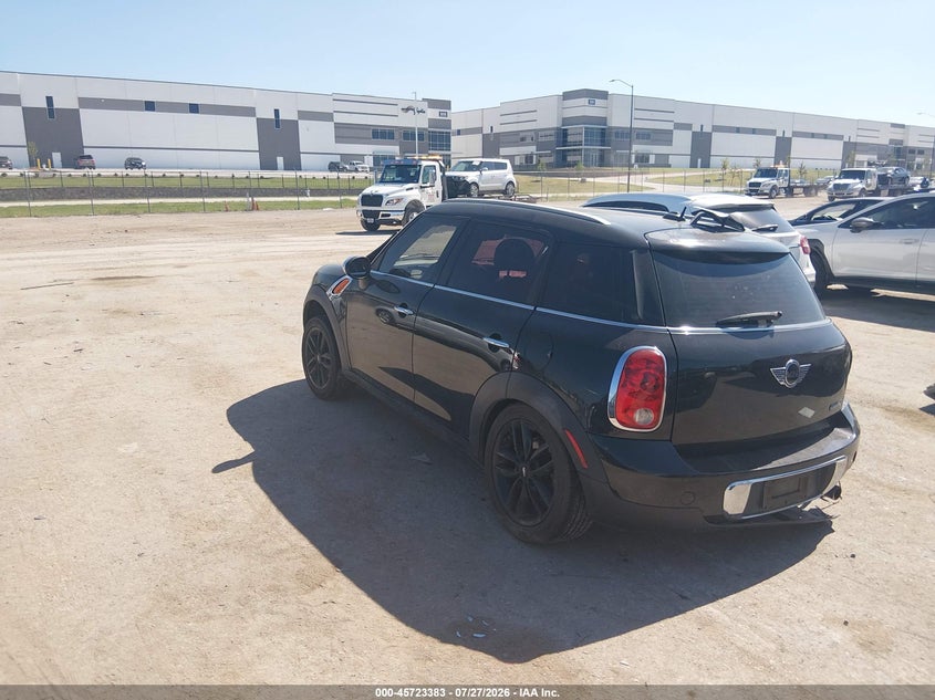 2013 Mini Countryman VIN WMWZB3C58DWM08367 IAAI salvage auction — RIGHT REAR, Salvage (Texas), sold $325 on 2026-09-16 (photo 3)