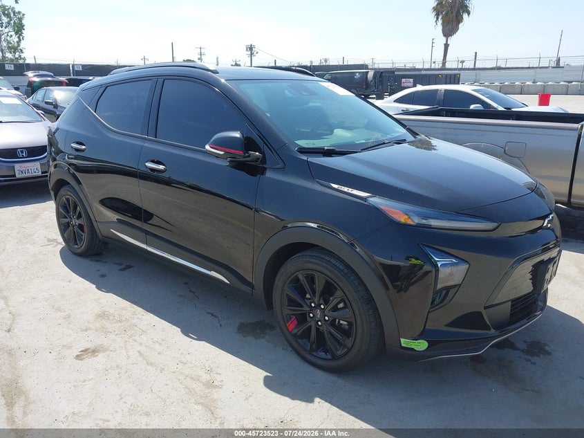2023 Chevrolet Bolt euv VIN 1G1FZ6S08P4131060 IAAI salvage auction — SIDE, Wait Title, sold $9,300 on 2026-08-06 (photo 1)