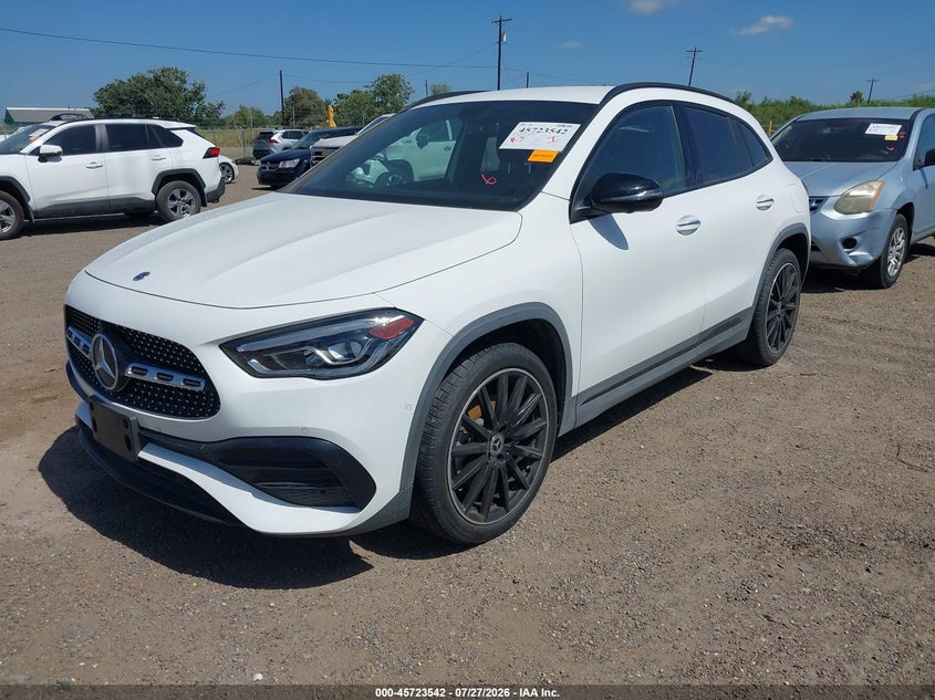 2023 Mercedes-benz Gla-klasse VIN W1N4N4GB7PJ495800 IAAI salvage auction — FRONT END, Salvage Title, sold $9,600 on 2026-08-30 (photo 2)