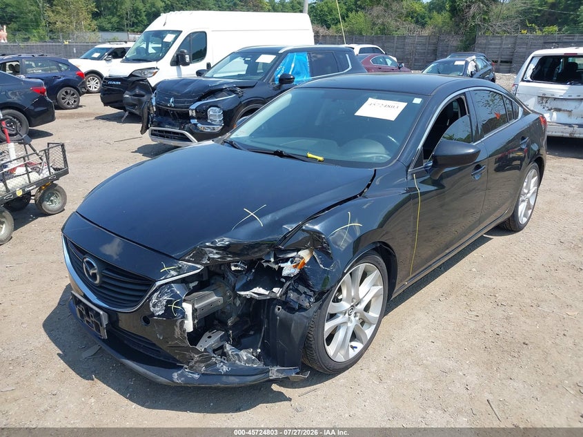 2014 Mazda 6 VIN JM1GJ1V6XE1138211 IAAI salvage auction — LEFT FRONT, Salvage Title, sold $1,350 on 2026-09-04 (photo 2)