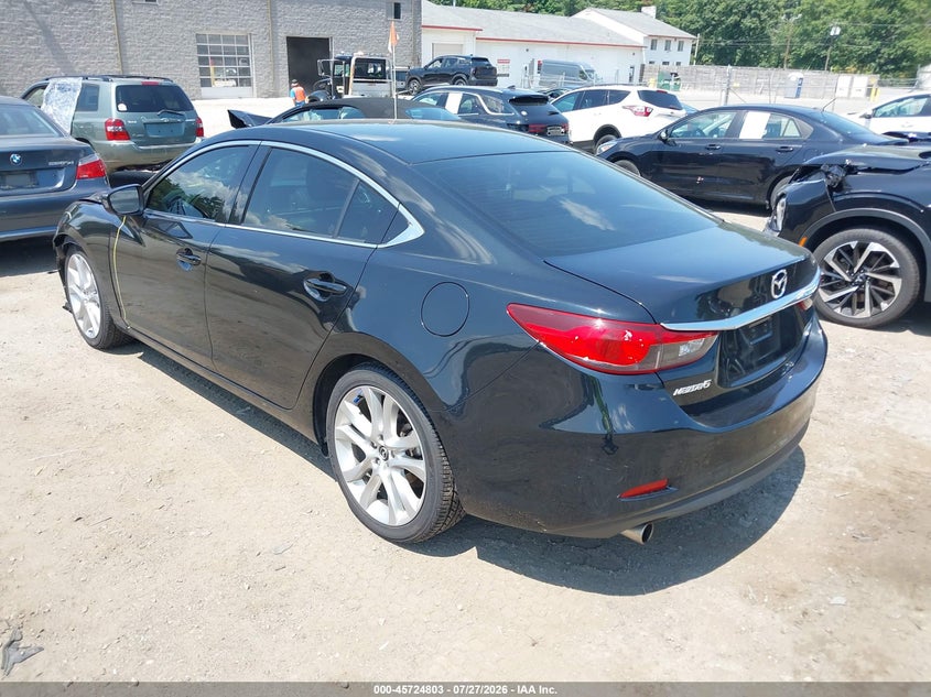 2014 Mazda 6 VIN JM1GJ1V6XE1138211 IAAI salvage auction — LEFT FRONT, Salvage Title, sold $1,350 on 2026-09-04 (photo 3)