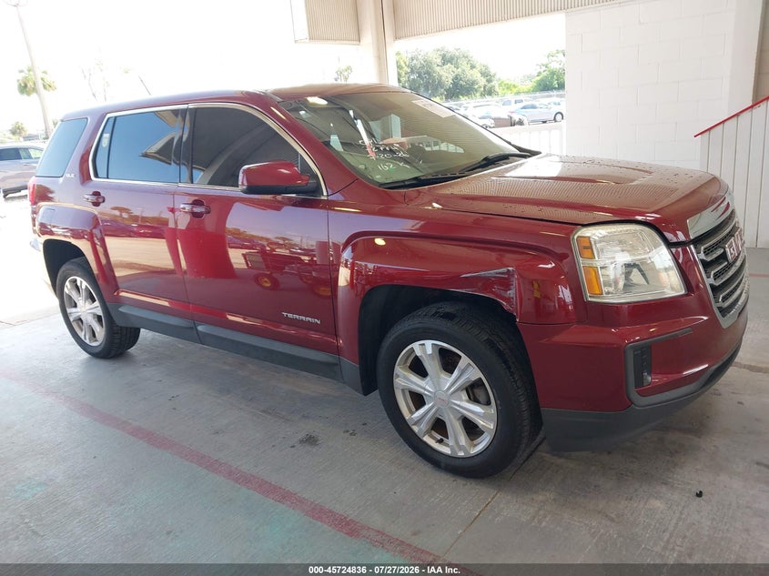 2017 Gmc Terrain VIN 2GKALMEK8H6200578 IAAI salvage auction — LEFT SIDE, Salvage Title, sold $2,150 on 2026-08-22 (photo 1)