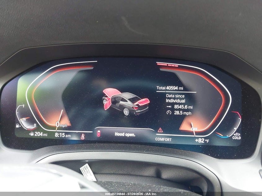 2021 BMW 4er VIN WBA73AP02MCG01674 IAAI salvage auction — FRONT END, Salvage (Idaho), sold $9,100 on 2026-08-19 (photo 7)