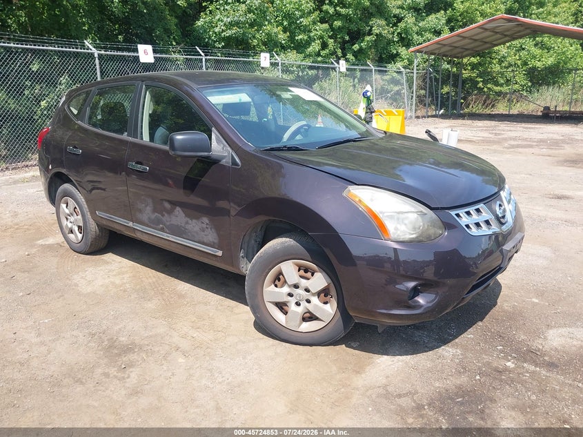 2014 Nissan Rogue VIN JN8AS5MV4EW714210 IAAI salvage auction — NORMAL WEAR, Clear (Maryland), sold $125 on 2026-07-28 (photo 1)