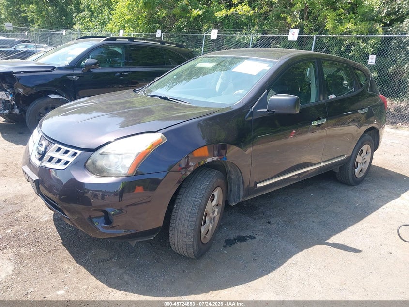 2014 Nissan Rogue VIN JN8AS5MV4EW714210 IAAI salvage auction — NORMAL WEAR, Clear (Maryland), sold $125 on 2026-07-28 (photo 2)