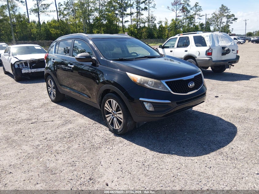 2015 Kia Sportage VIN KNDPC3AC1F7724666 IAAI salvage auction — MECHANICAL, Clear (Florida), sold $1,550 on 2026-07-28 (photo 1)
