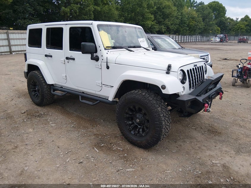 2018 Jeep Wrangler / VIN 1C4HJWEG9JL810851 — IAAI salvage auction photo