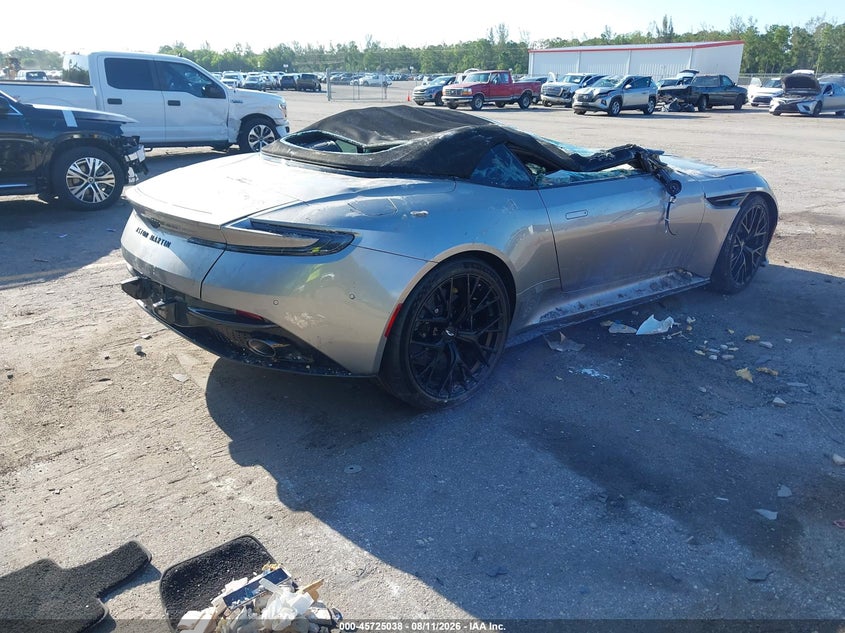 2025 Aston martin Db12 VIN SCFRMFGW6SGM15750 IAAI salvage auction — ROOF, Salvage Title, sold $74,375 on 2026-10-12 (photo 4)