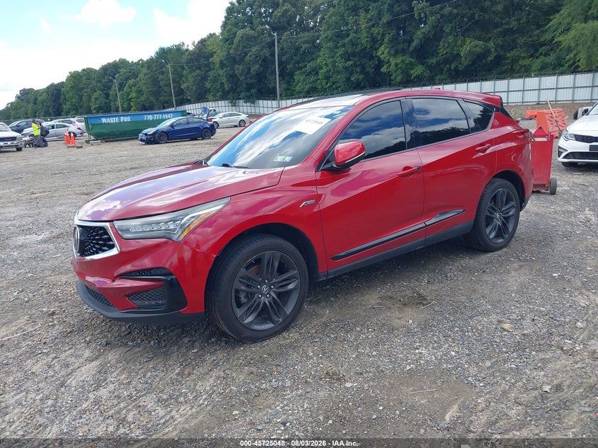 2020 Acura Rdx VIN 5J8TC2H68LL028447 IAAI salvage auction — THEFT, Salvage (Pennsylvania), sold $9,900 on 2026-08-22 (photo 2)
