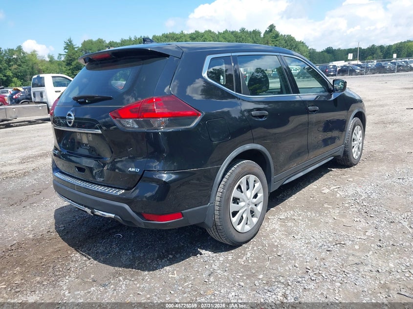 2018 Nissan Rogue VIN JN8AT2MV4JW312645 IAAI salvage auction — REAR END, Salvage Title, sold $2,475 on 2026-09-01 (photo 4)