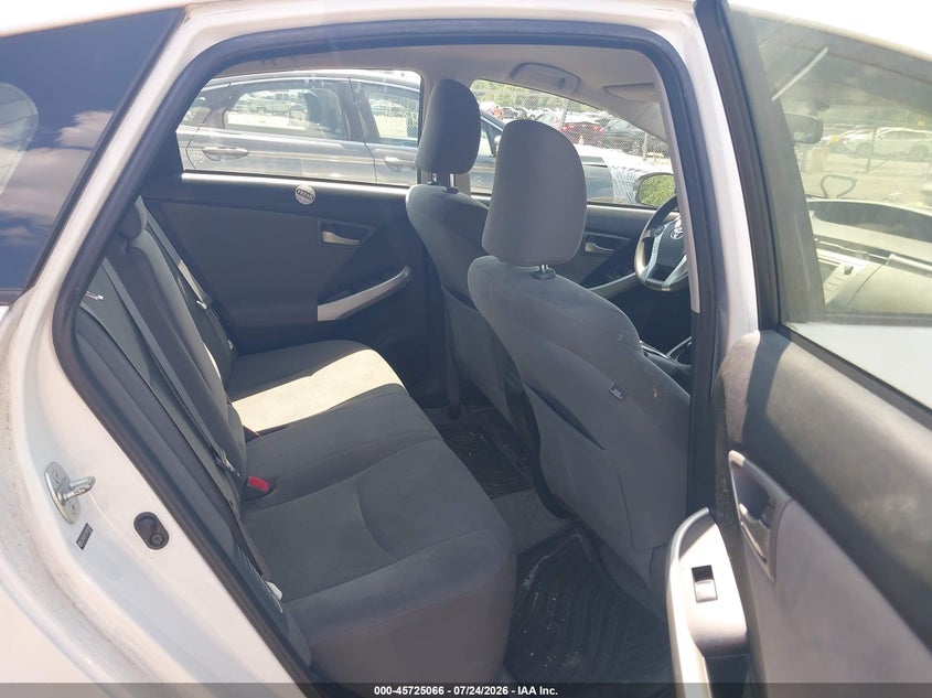 2012 Toyota Prius VIN JTDKN3DP2C3019591 IAAI salvage auction — NORMAL WEAR, Wait Title, sold $3,775 on 2026-07-31 (photo 8)