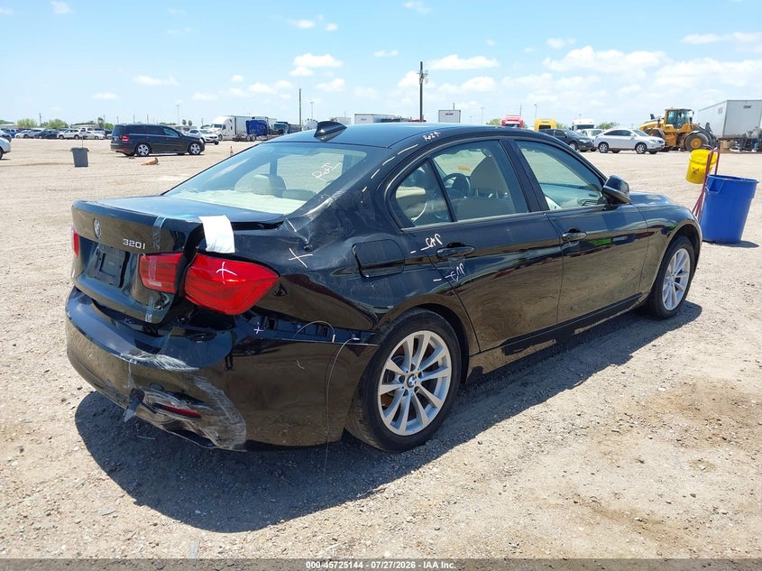 2016 BMW 3er VIN WBA8A9C59GK618215 IAAI salvage auction — REAR END, Salvage Title, sold $0 on 2026-10-10 (photo 4)