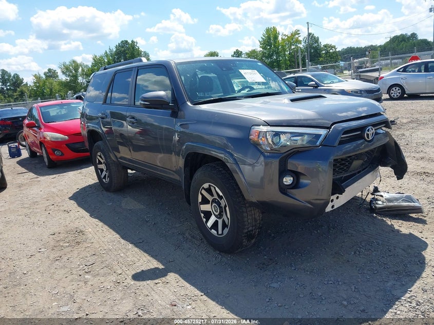 2022 Toyota 4runner VIN JTERU5JR9N6052720 — IAAI salvage auction photo