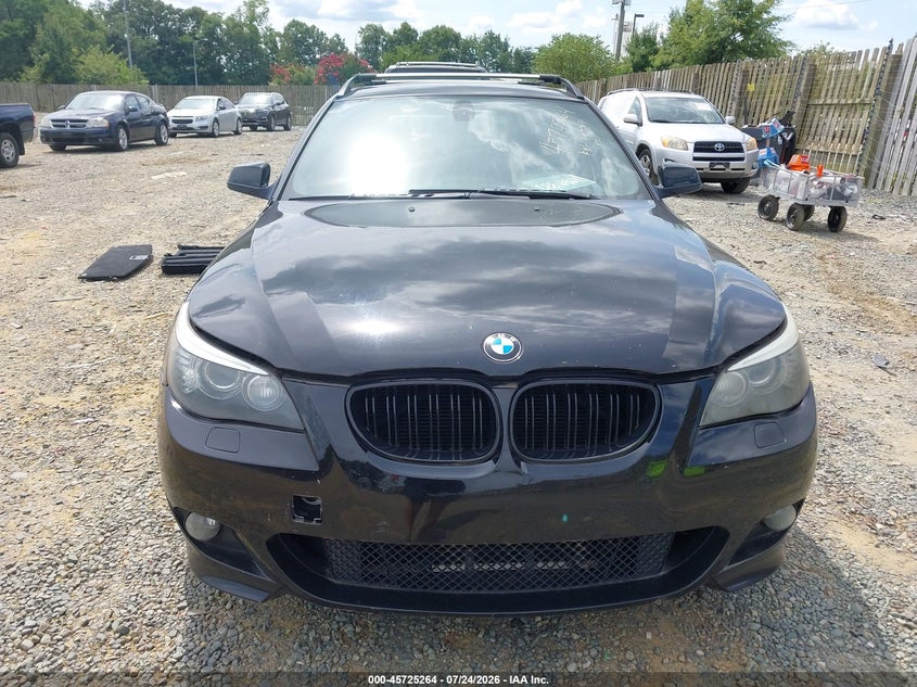 2010 BMW 5 series VIN WBAPT7C54AC237562 IAAI salvage auction — FRESH WATER, Clear (Virginia), sold $2,800 on 2026-08-03 (photo 6)