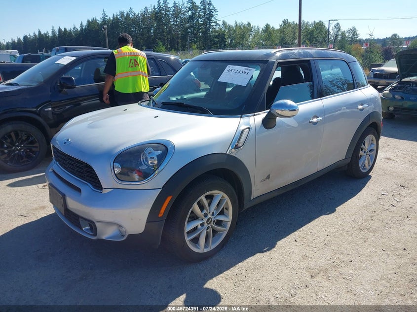 2014 Mini Countryman VIN WMWZC5C50EWP36263 IAAI salvage auction — NORMAL WEAR, Affidavit In Lieu Of Title - Non-Public (Washington), sold $1,925 on 2026-08-05 (photo 2)