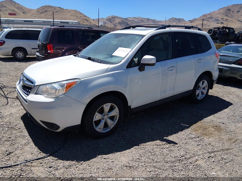 2015 Subaru Forester VIN JF2SJAFC9FH598999 IAAI salvage auction — NORMAL WEAR, Regular (Nevada), sold $725 on 2026-07-31 (photo 2)